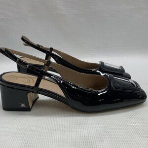 Sam Edelman Womens Tracie Adjustable Slingbacks Shoes Black Size 8M New w/o Box